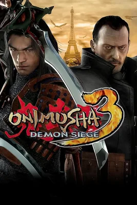 Affiche promotionnelle d'Onimusha 3: Demon Siege, un titre emblématique de la série.