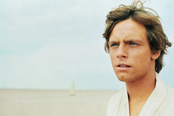 Mark Hamill dans le rôle de Luke Skywalker dans Star Wars.