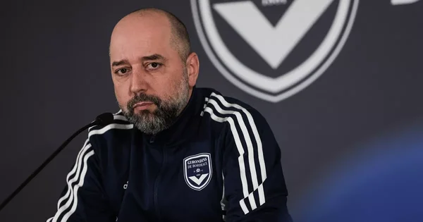 Gérard Lopez, actuel propriétaire des Girondins de Bordeaux, en conférence de presse.