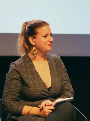 Mathilde Panot, députée LFI, lors d'un forum européen de l'eau à La Rochelle en janvier 2022.