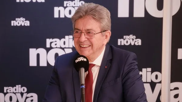 Jean-Luc Mélenchon au micro de Radio Nova