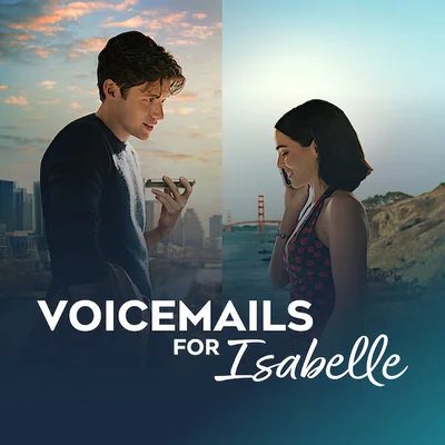 Affiche promotionnelle de 'Voicemails for Isabelle' avec les personnages sur leurs téléphones