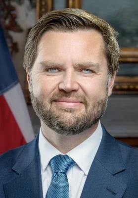Portrait officiel de J. D. Vance, vice-président des États-Unis.