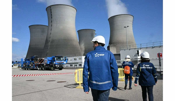 La centrale nucléaire du Bugey, où un réacteur a été arrêté en raison de la canicule.