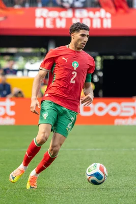 Achraf Hakimi lors du match Maroc contre Norvège le 7 juin 2026.