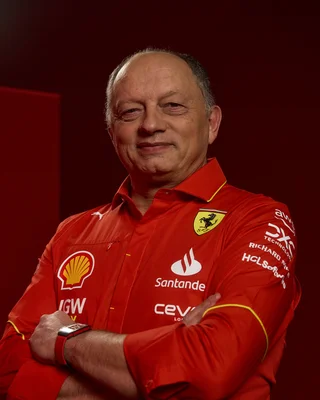 Frédéric Vasseur, directeur de l'équipe Ferrari.