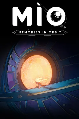 Affiche promotionnelle de MIO: Memories in Orbit, le jeu de Douze Dixièmes édité par Focus Entertainment.