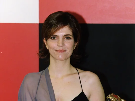 Agnès Jaoui lors de la remise des César en 2001.