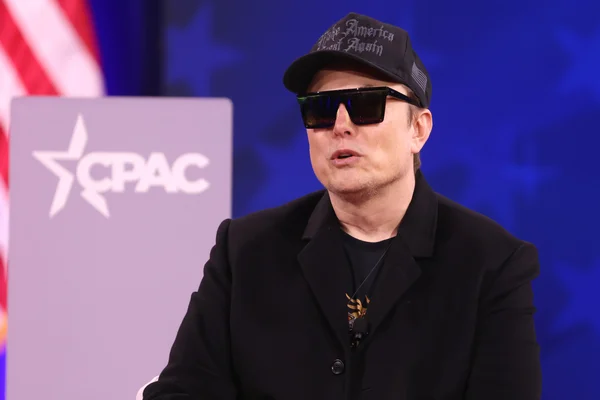 Elon Musk lors de la Conférence d'action politique conservatrice (CPAC) en 2025.