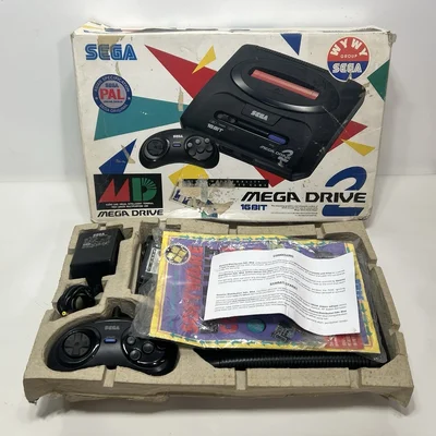 Console Sega Mega Drive 2 / Sega Genesis 2 - Version PAL avec boîte d'origine complète | eBay
