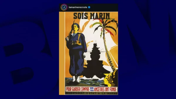 Des illustrations datant du régime de Vichy publiées sur le compte  Instagram "La Marine recrute", l'État-major reconnaît "une erreur"