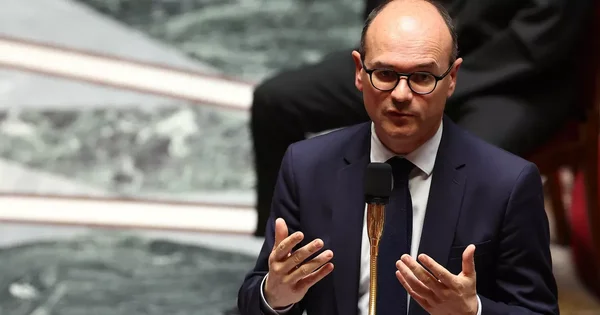 Le ministre de l'Industrie, Marc Ferracci, lors d'une intervention au Parlement.