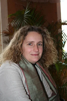 Tiffany Tavernier, auteure de « Congés payés », photographiée au festival du Livre Gourmand à Trouville-sur-Mer en 2008.