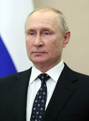Portrait officiel du président russe Vladimir Poutine.