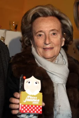 Bernadette Chirac lors de l'opération Pièces Jaunes en janvier 2010.