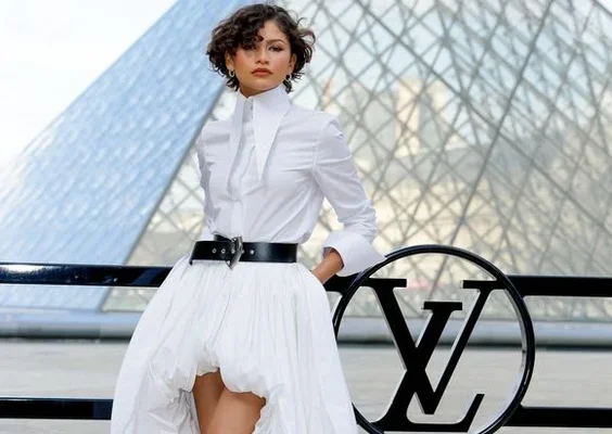 Photo : Elle a réagi aux rumeurs de mariage avec Tom Holland, très relayées sur les réseaux sociaux. Zendaya au photocall du défilé Louis Vuitton Collection Femme Prêt-à-Porter Automne/Hiver 2026-20
