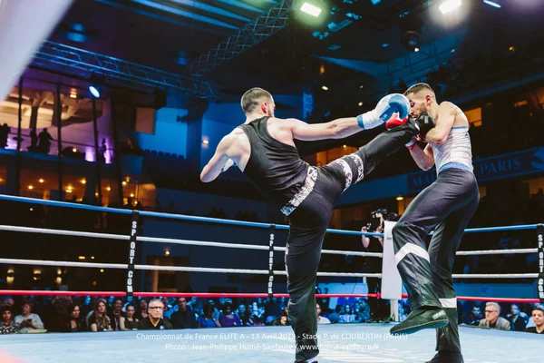 Championnat de France ELITE A de savate boxe française à Paris.