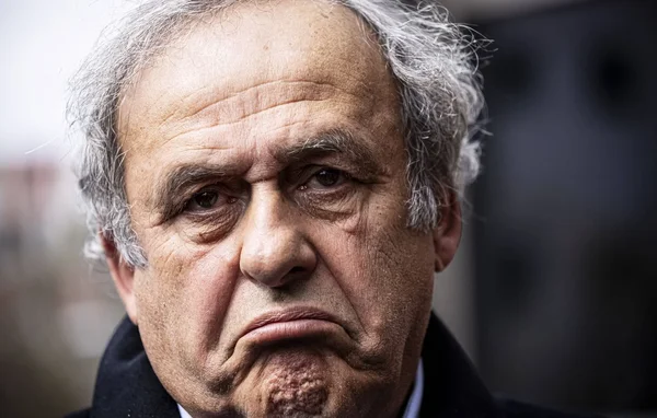 Portrait de Michel Platini.