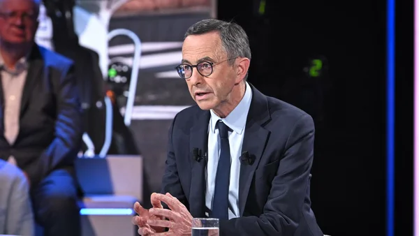 Bruno Retailleau lors d'un débat télévisé sur la proposition de castration chimique obligatoire pour les pédocriminels.