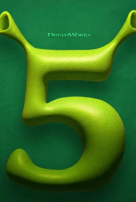 Affiche de Shrek 5 avec le logo DreamWorks.