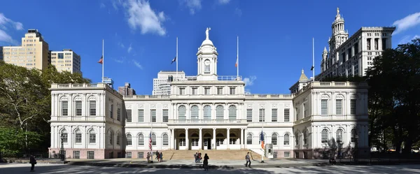 L'Hôtel de ville de New York, siège du gouvernement municipal.
