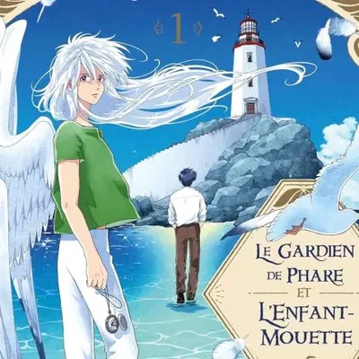 Couverture du manga « Le Gardien de Phare et l’Enfant-Mouette », œuvre nommée ou lauréate potentielle.