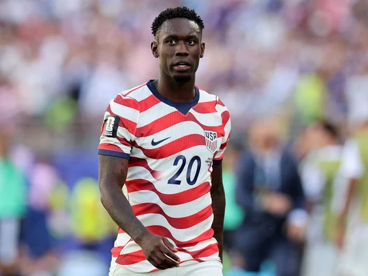 Folarin Balogun, attaquant américain, lors du Mondial 2026.