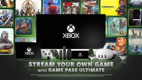 Image non disponible – bêta du Xbox Cloud Gaming pour jeux personnels.