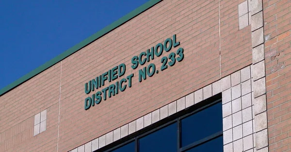 Bâtiment du district scolaire unifié n° 233 d'Olathe, Kansas.