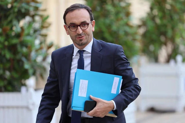 Thomas Cazenave, ministre délégué aux Comptes publics, en déplacement.