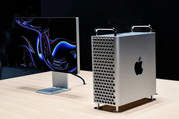 Le Mac Pro 2019, l'ordinateur de bureau Mac assemblé aux États-Unis selon Apple.