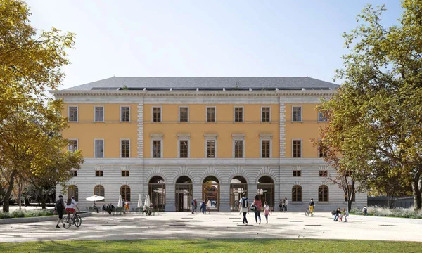 L'hôtel de ville d'Annecy, place de l'Hôtel-de-Ville.