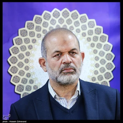 Portrait d'Ahmad Vahidi en tenue civile, 2022.