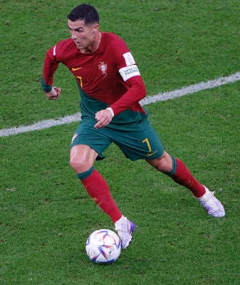 Cristiano Ronaldo en action avec le Portugal lors de la Coupe du monde 2022.