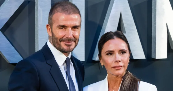 David et Victoria Beckham lors d'un événement.