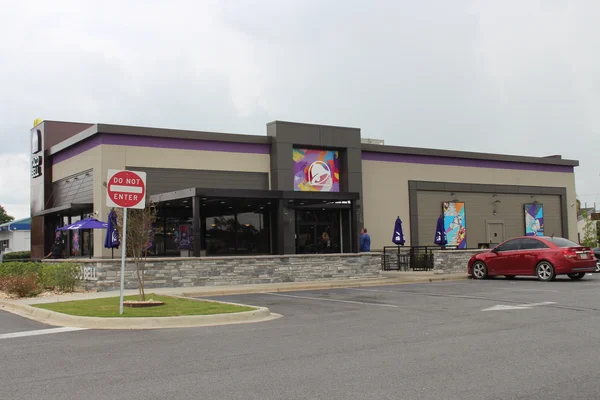 Restaurant Taco Bell à Tifton, Géorgie, un des établissements possiblement touchés par l'épidémie.
