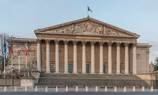 Le Palais Bourbon, siège de l'Assemblée nationale, à Paris.