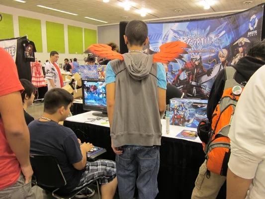 Stand BlazBlue au salon FanimeCon 2010 à San Jose, Californie.