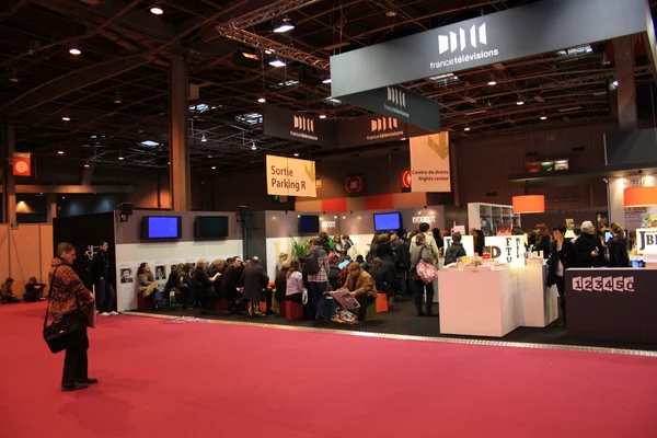Stand de France Télévisions au Salon du Livre 2011 à Paris.