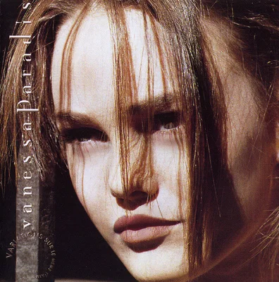 Pochette de l'album 'Variations sur le même t'aime' de Vanessa Paradis (1990).