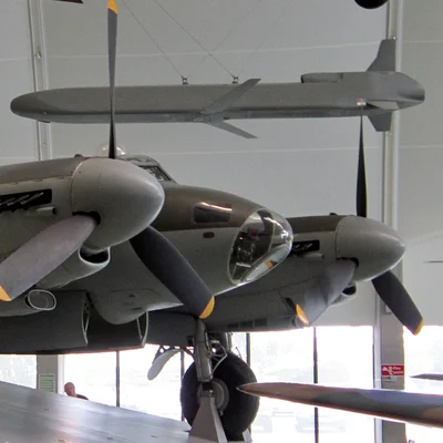 Missile de croisière Storm Shadow/SCALP-EG exposé au RAF Museum de Londres, un engin air-sol développé par le Royaume-Uni et la France.