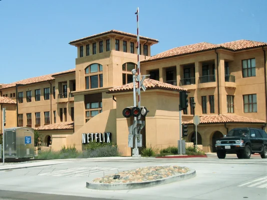 Le siège social de Netflix à Los Gatos, Californie.