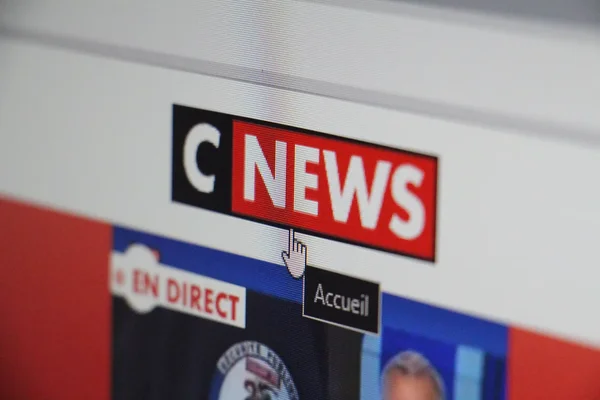 Page d'accueil du site de CNews, la chaîne mise en demeure par l'Arcom.
