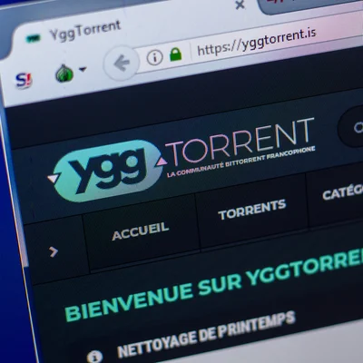 Le site YggTorrent tel qu'il apparaissait avant son démantèlement.