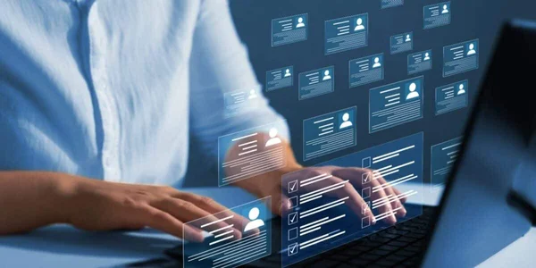 Illustration générique d'une fraude en ligne visant à collecter des données personnelles.