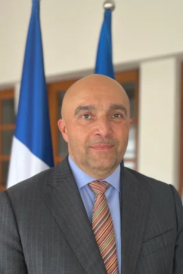 Portrait officiel de Frédéric Journès, ambassadeur de France en Israël.
