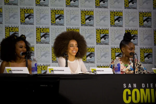Asha Bromfield, Hayley Law et Ashleigh Murray au Comic-Con 2017 pour Riverdale.