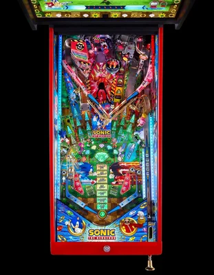 Flipper Sonic the Hedgehog de Stern Pinball, présenté sur Vintage Legends.