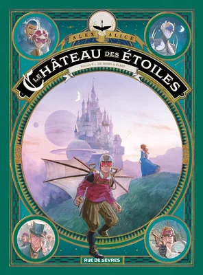 Couverture du tome 5, « De Mars à Paris », illustrant l'aventure interplanétaire d'Alex Alice.