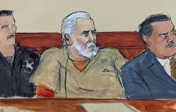 Ismael « El Mayo » Zambada au tribunal de New York, en combinaison beige.